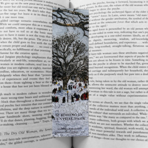 Bookmark - Sledding in Central Park